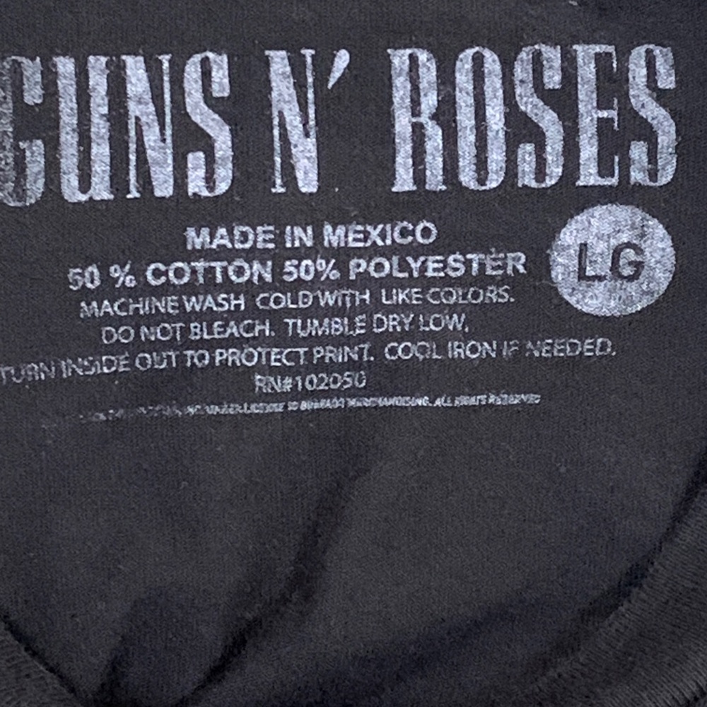 Guns N' Roses Appetite For Destruction Black Graphic Tee - Picture 7 of 7